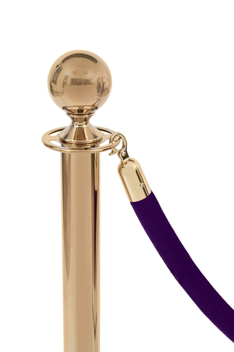 Cordon de catifea violet – cârlig auriu