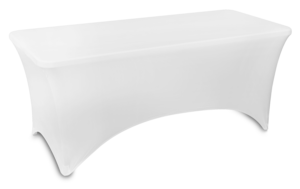 Față de masă elastică albă pentru masa E180