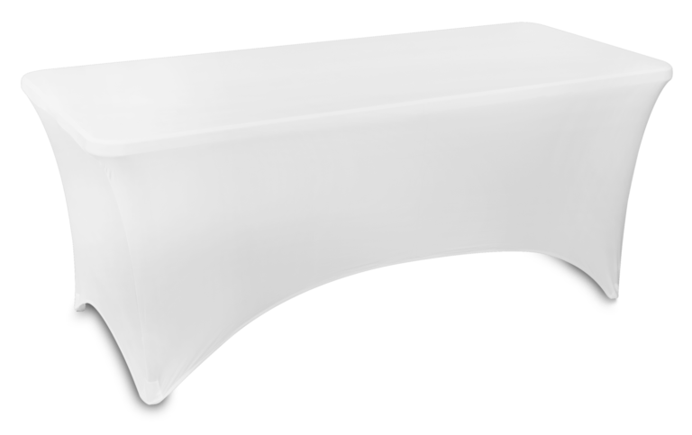Față de masă elastică albă pentru masa E180